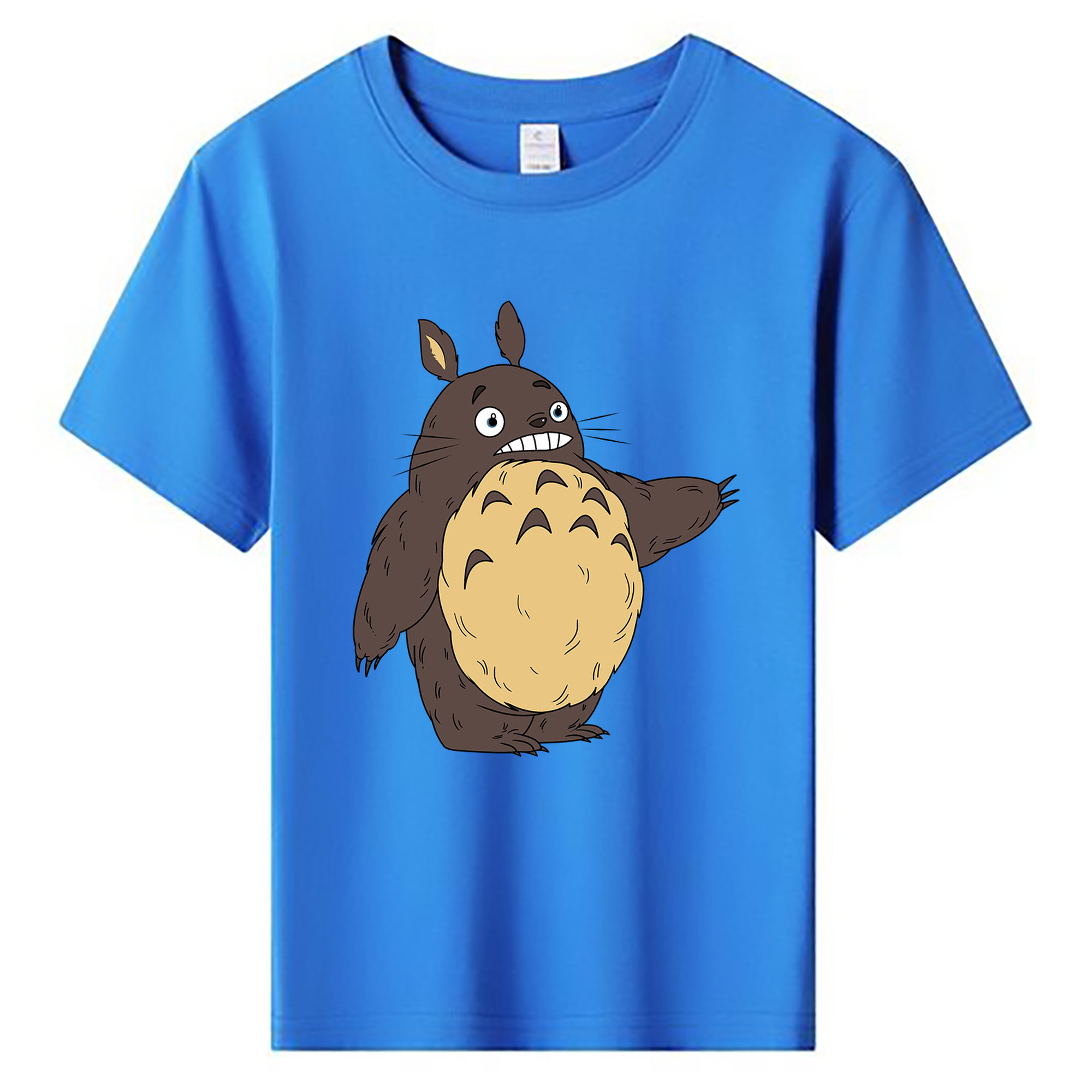 （画像用） となりのトトロ 草壁メイ 草壁サツキ My Neighbor Totoro Satsuki Kusakabe Mei Kusakabe 綿100％キッズTシャツ（フロントプリント）